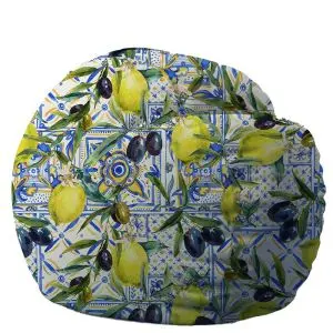Барбарон 600л. King Size, Mediterranean Vibe, Перящ се калъф, Пълнеж с микс от мемори пяна и дунапрен, Принт, (16942)