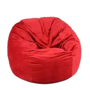 Пуф, Барбарон, 600л., King Size - Red Diamond, Перящ се калъф, Трансформира се в легло, Пълнеж с микс от мемори пяна и дунапрен, Гама Plush Honey