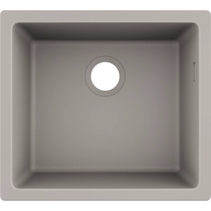 Кухненска мивка за монтаж под плот hansgrohe S510-U450-Concretegrey, (21916)