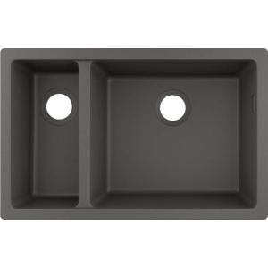 Кухненска мивка за монтаж под плот hansgrohe S510-U635-Stonegrey, (21936)