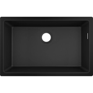 Кухненска мивка за монтаж под плот hansgrohe S510-U660-Graphiteblack, (21932)