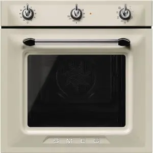 Фурна за вграждане SMEG SF6905P1, Серия Victoria, 70 литра, Крем, (19319)