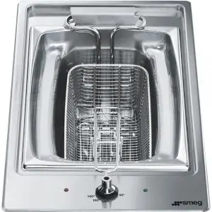 Фритюрник за вграждане SMEG PGF30F, Серия Classica, 30 см, Неръждаема стомана, (19424)