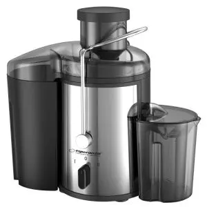 Сокоизстисквачка Esperanza EKJ002, 500W, 21000 rpm/min, 2 скорости, 0.450 ml, Система против капене, Инокс/Черен, (9999EKJ002)