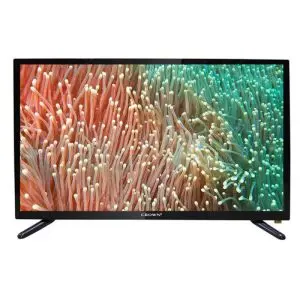 Телевизор Crown 2433T2, 1366x768 HD Ready, 24 inch, 60 см, LED, Черен, (12859)