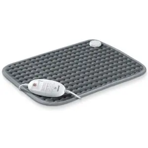 Електрическа възглавница Beurer HK SE, 100W, 44х30 см, 3 степени, Автоматично изключване, Сив, (22447)