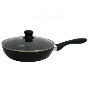 Тиган Goldmann PREMIUM GM 1000-20, 20 см, Незалепващо покритие, Индукция, Черен, (22287)