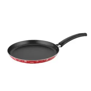 Тиган за палачинки Papilla Lotus.CP.25, 25 см, Коледна серия, Незалепващо покритие, Червен, (9999LTCP25)