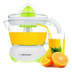 Цитрус преса Esperanza EKJ001G, 25W, 700 мл, Автоматичнo въртене, Бял/Зелен, (35922812)