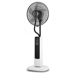 Вентилатор с водна мъгла ELITE EFM-1341WR, 60W, 16 инча, Дистанционно управление, Таймер, Осцилация, Бял, (20814)