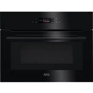 Компактна фурна с микровълни за вграждане AEG KMK721880B, (21598)