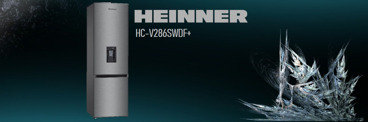 Хладилник с фризер Heinner HC-V286SWDF+